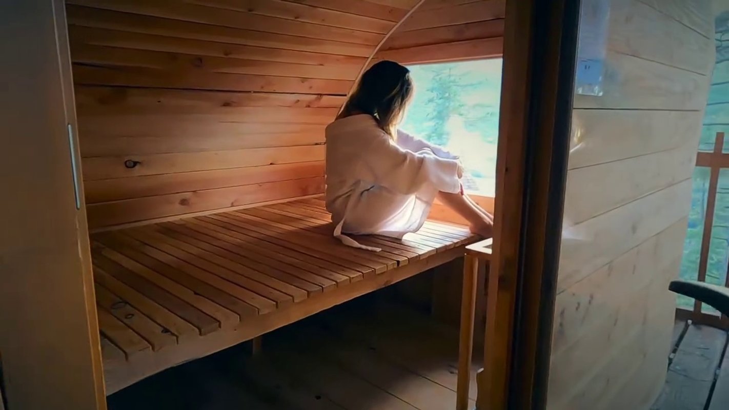 La cabane & spa / sauna L'Eden à Les Salelles (6)