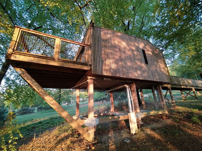 Hébergement AbracadaRoom : Cabane Spa dans les arbres PMR - Image 2