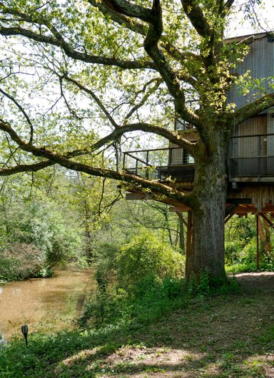 Notre Cabane perchée & son lac privé à Sadirac