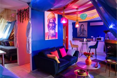 Suite Romantique le secret de Kama avec spa, sauna et douche bien être à Zuydcoote (2)
