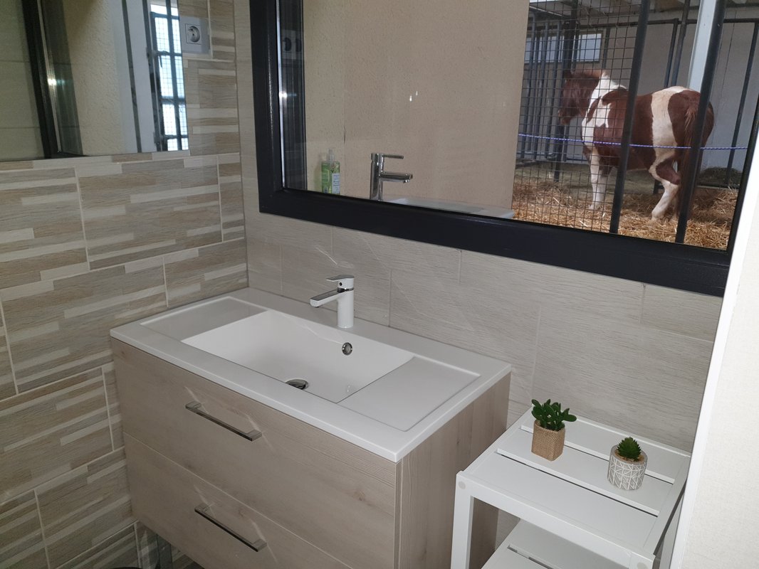 Suite 3 - 3 pers. terrasse avec des chevaux pour voisin de chambre à Fraisnes-En-Saintois (9)