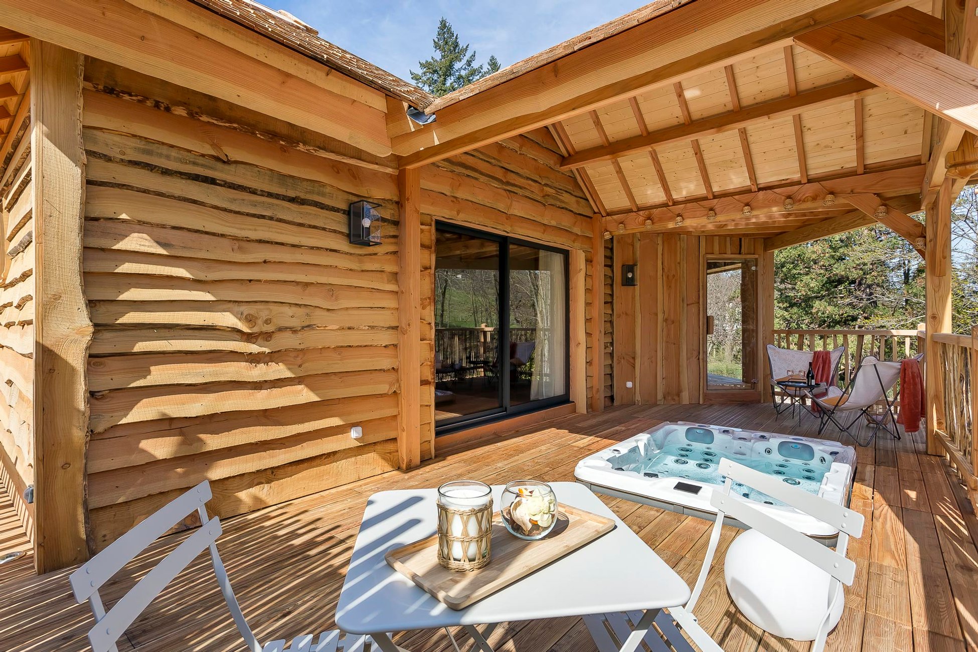 Hébergement UnicStay : Cabane Verveine & SPA à Satillieu