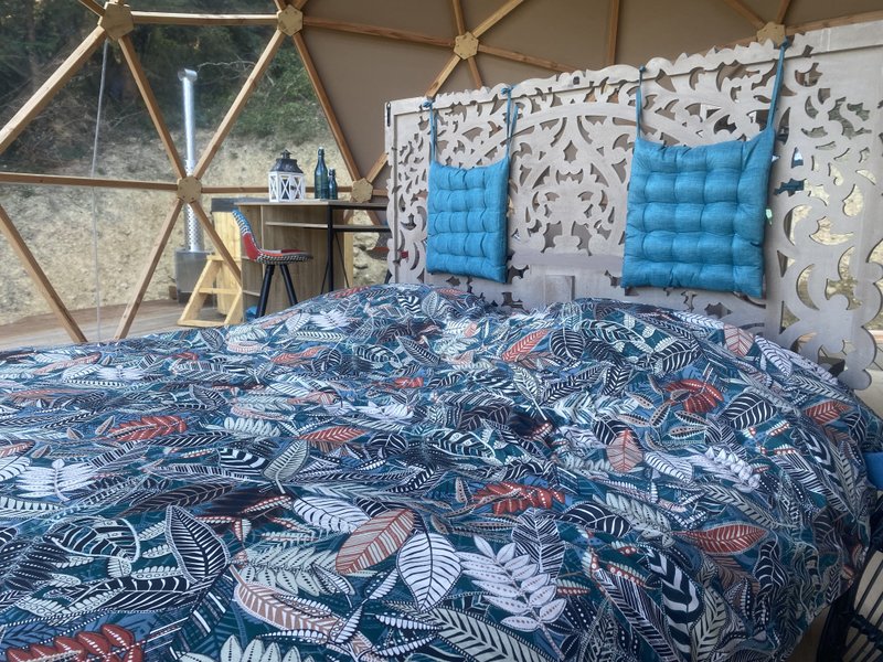 Hébergement AbracadaRoom : Andromède & Spa : Dôme Géodésique pour nuitée à la belle étoile - Image 13