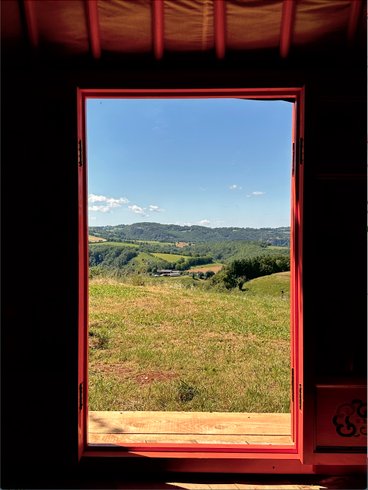 Hébergement AbracadaRoom : Yourte avec piscine partagée, vue panoramique - Image 5