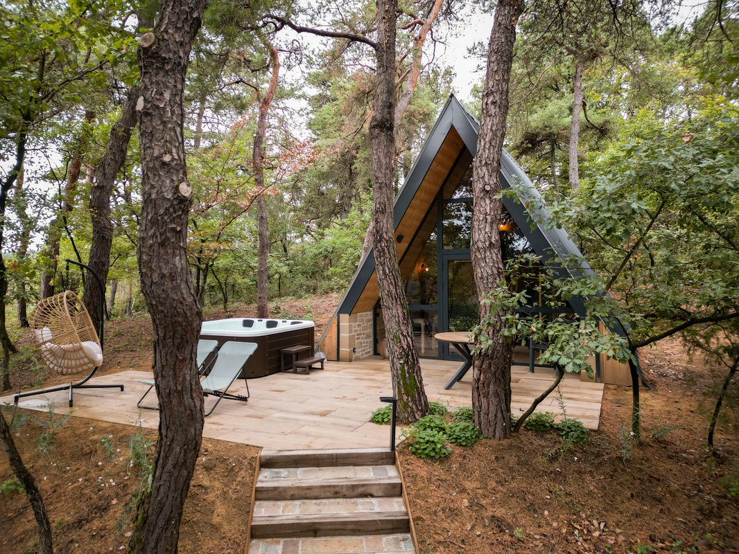 Chalet  CanopéA SPA Privatif, Domaine CollinéA en Drôme Des Collines à Bathernay (22)