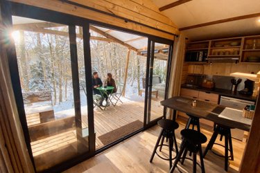 HY•Lødge Spa-2pers N°1 (Chalet nature avec spa privatif) à Anould (4)