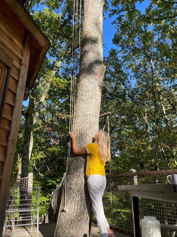 Cabane avec spa "Cocoon" à Lamothe-Fénelon (16)
