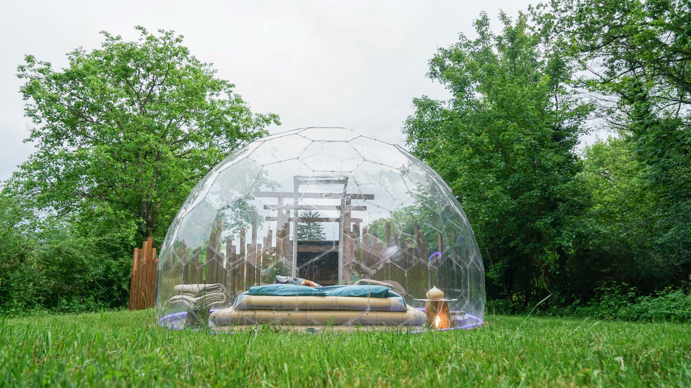 Bulle transparente - Royaume des arômes à Parmilieu (8)