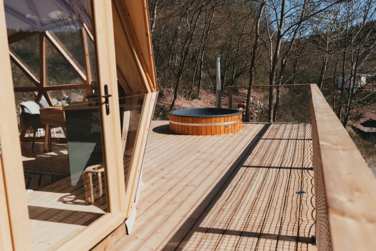 Hébergement AbracadaRoom : Dôme géodésique dans les arbres - Image 2