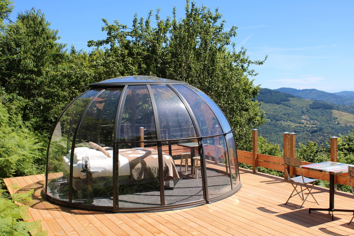 Dôme Coton, accès piscine & SPA à Jaunac (20)