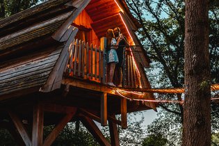 Cabane dans les arbres Oise