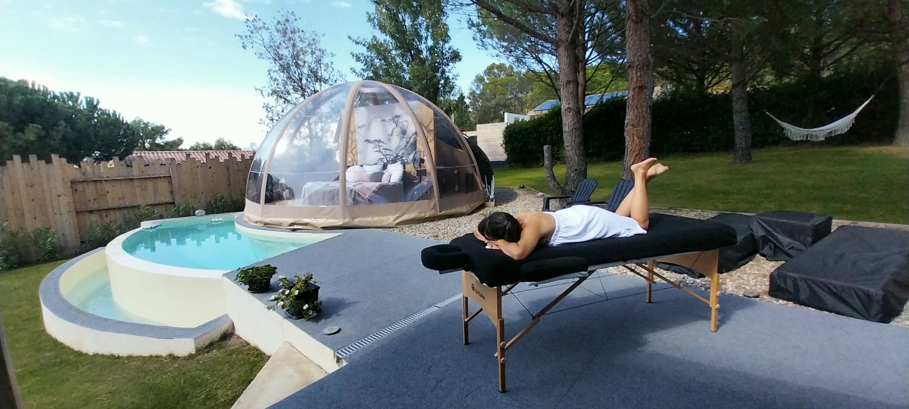 "F"anny - Wigwam, piscine & spa à Malves En Minervois (75)