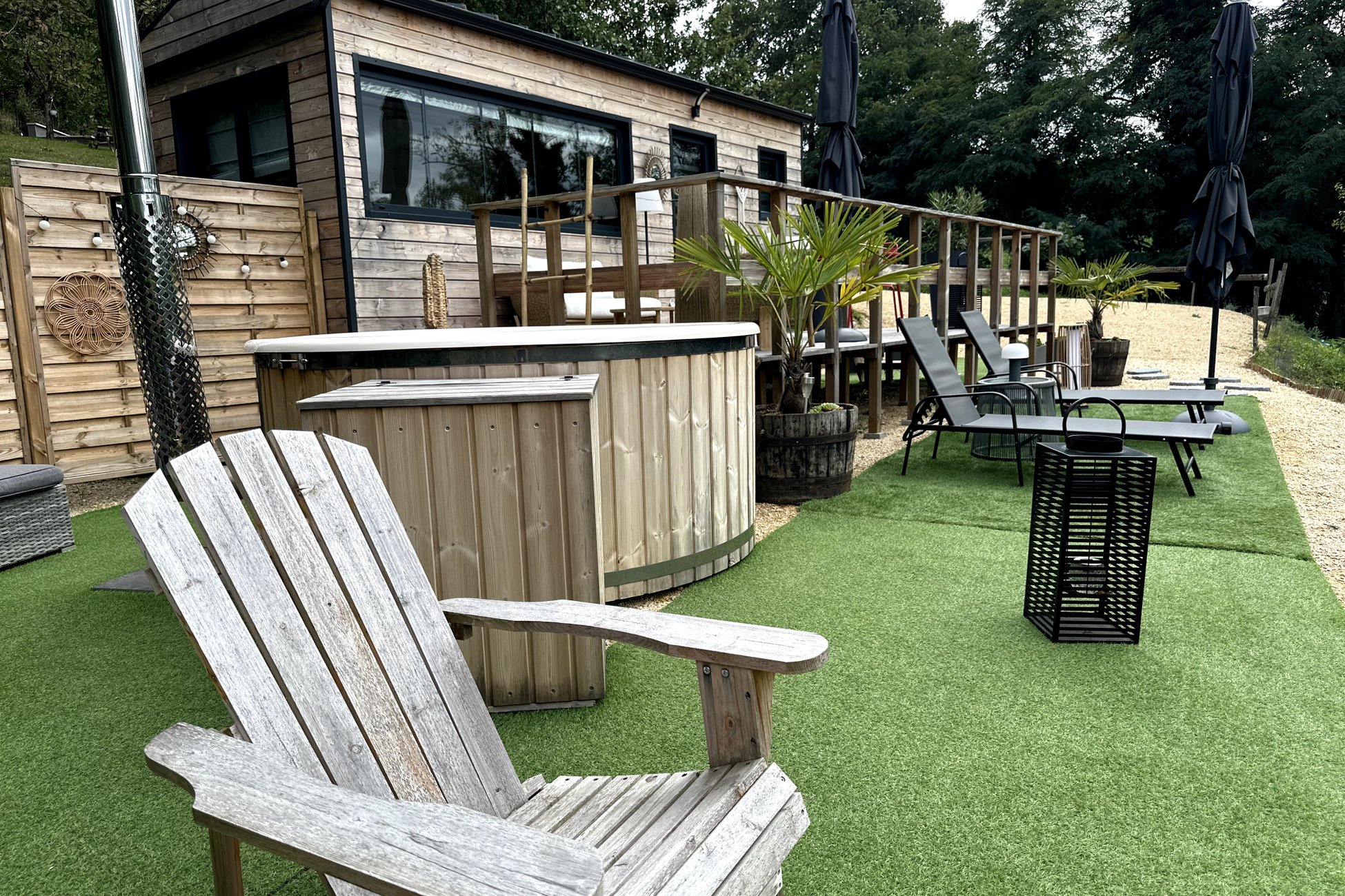 Hébergement UnicStay : Tiny House Dolce Vita & Spa à Lafrancaise