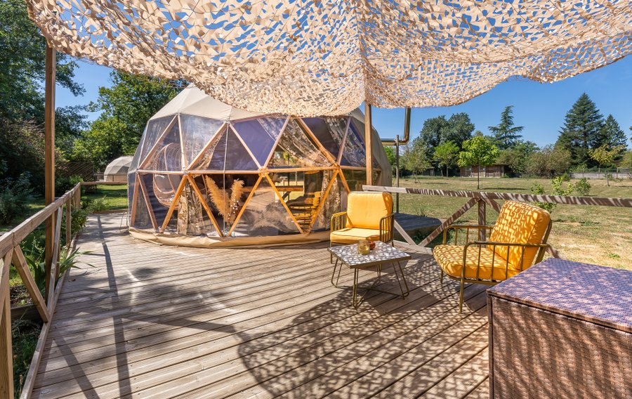 Hébergement AbracadaRoom : Le Petit Dôme et son bain nordique - Image 3