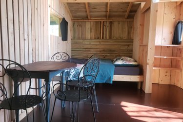 Cabane du domaine du Valdorgère  & Piscine à Bailleul La Vallée (4)