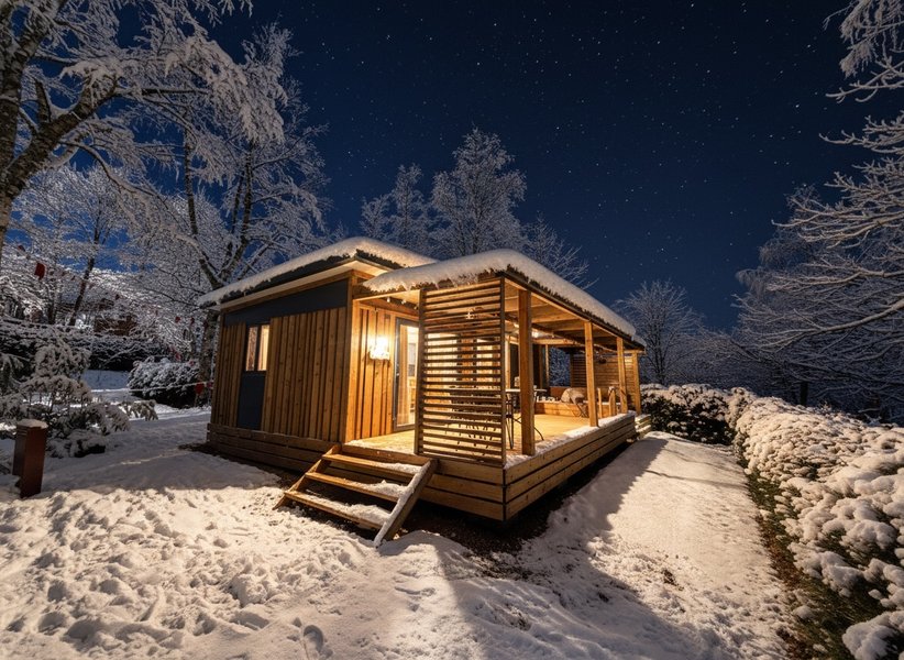 Hébergement AbracadaRoom : HY•Lødge Spa-4pers N°6 (Chalet nature avec spa privatif) - Image 10