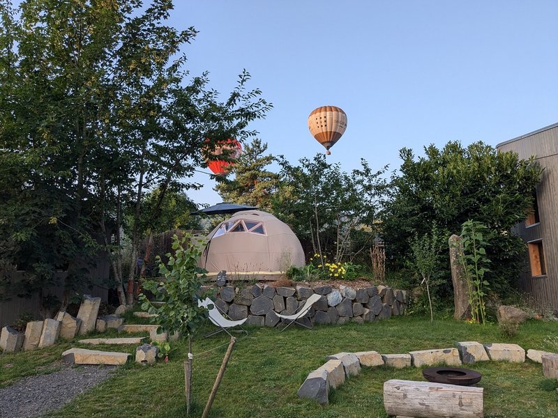 Hébergement AbracadaRoom : Dôme  toile et bois - pour une nuit "presque" à la belle étoile ! - Image 7