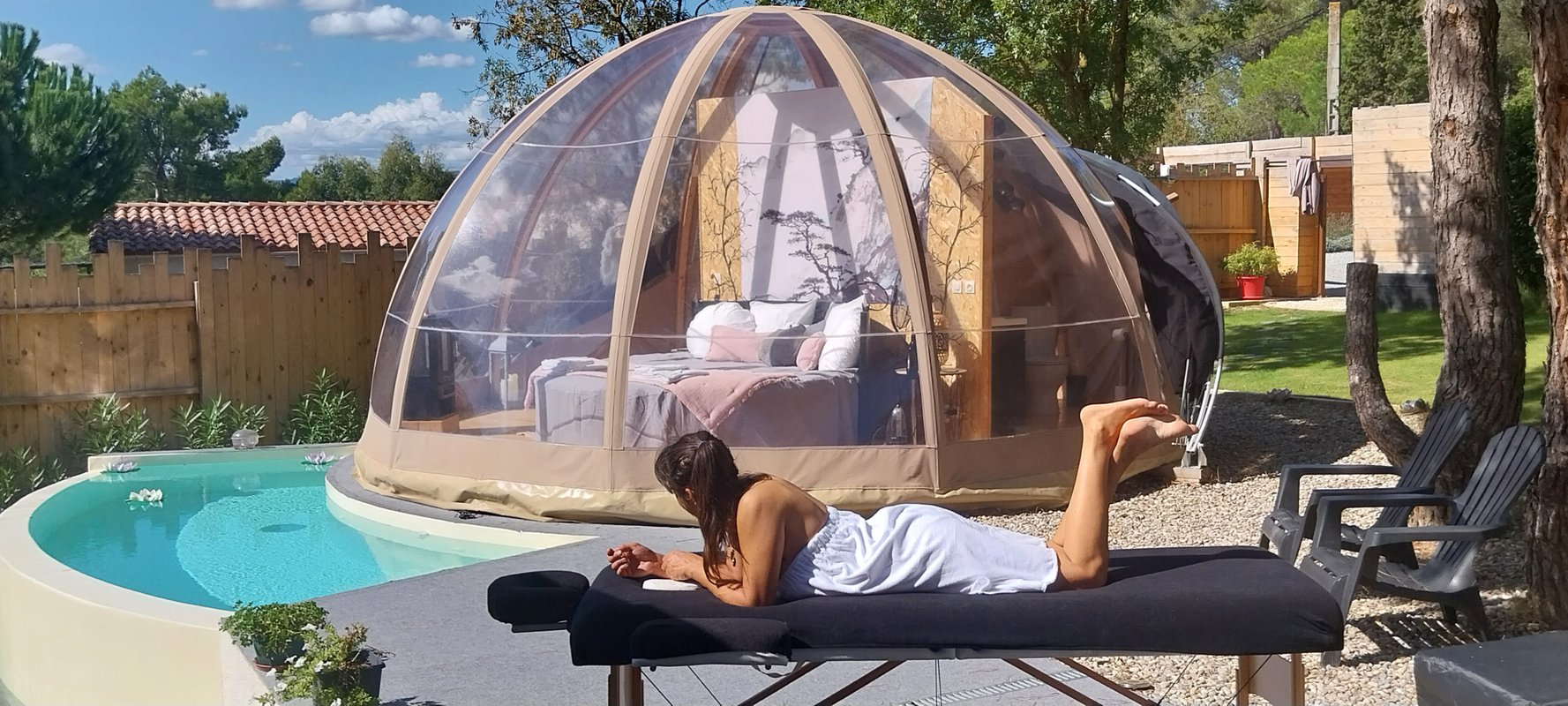 "F"anny - Wigwam, piscine & spa à Malves En Minervois (73)