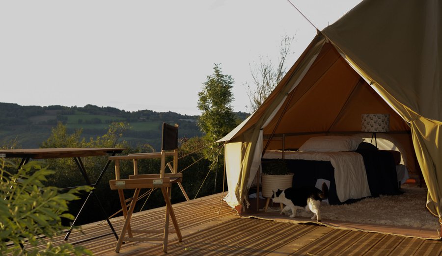 Hébergement AbracadaRoom : La Tente de Glamping avec piscine partagée - Image 5
