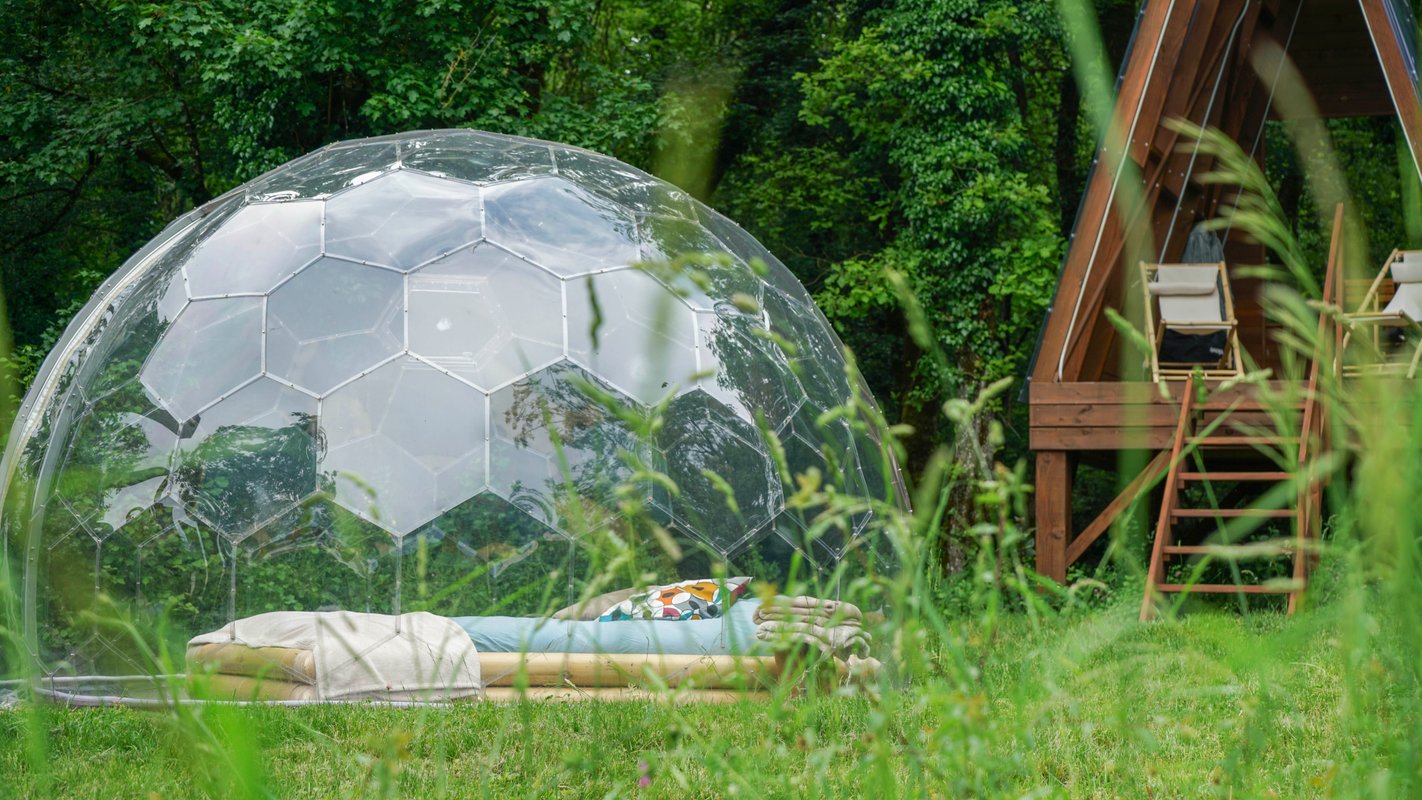 Bulle transparente - Royaume des arômes à Parmilieu (11)