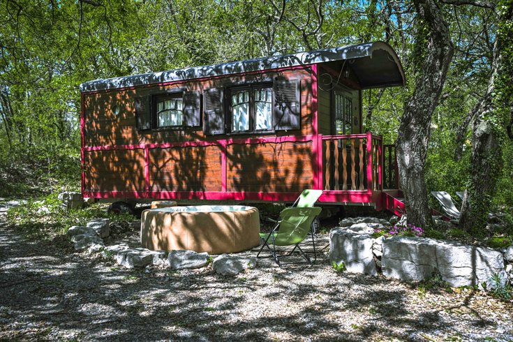 Hébergement AbracadaRoom : Roulotte Gîte Deluxe & Spa en option - Image 18