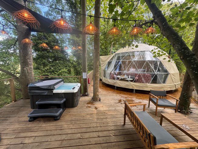 Hébergement AbracadaRoom : Bulle Perchée Etoile Filante & Spa - Image 2