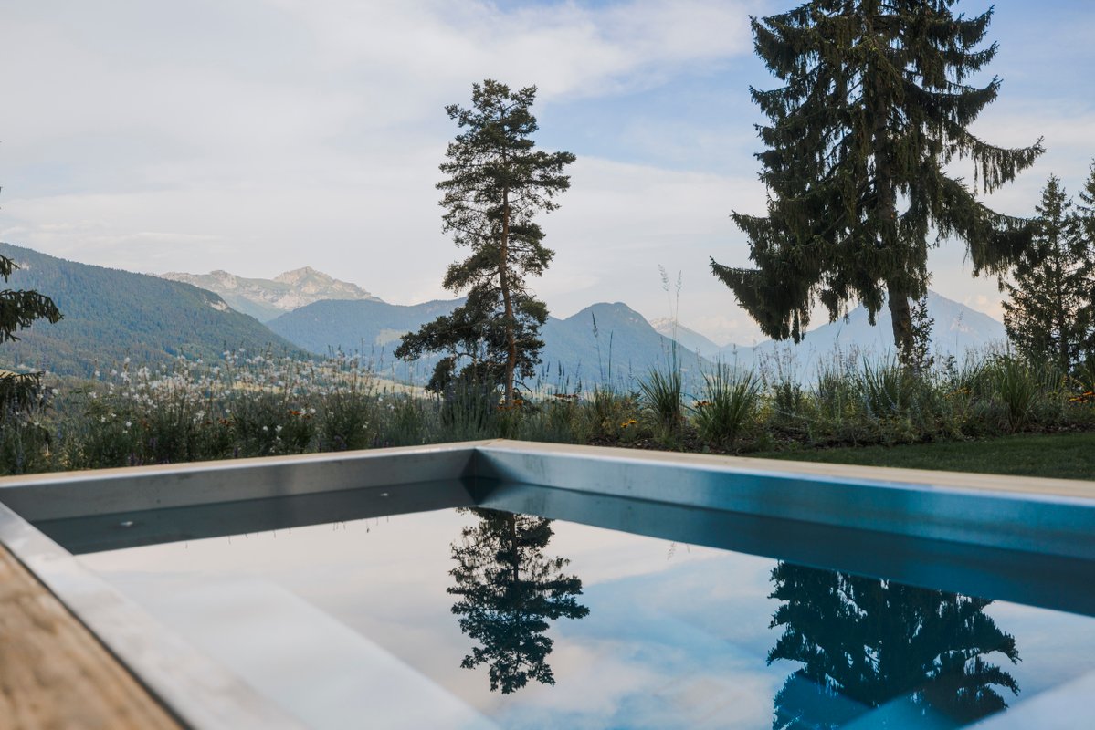 Unik Lodges Annecy - L'étoile - Nuit insolite avec vue montagne et piscine privée chauffée à Leschaux (1)