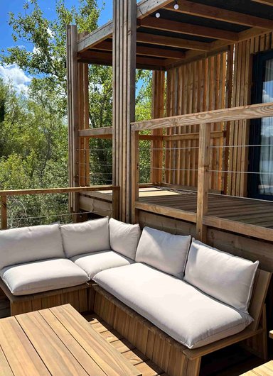 Cabane Spa Moorea à Sorgues