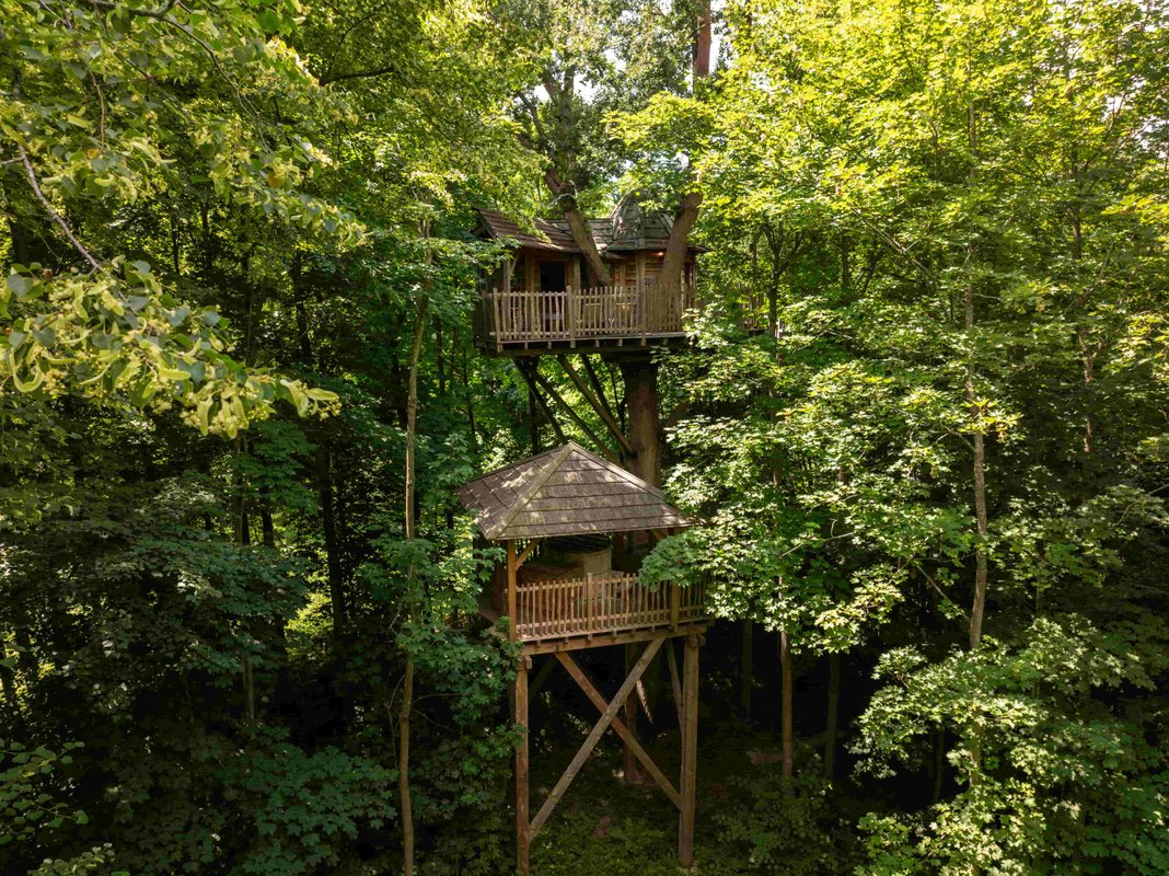 Cabanes Duo Spa dans les Arbres à Raray (1)