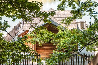 Cabane sur l'eau Territoire de Belfort