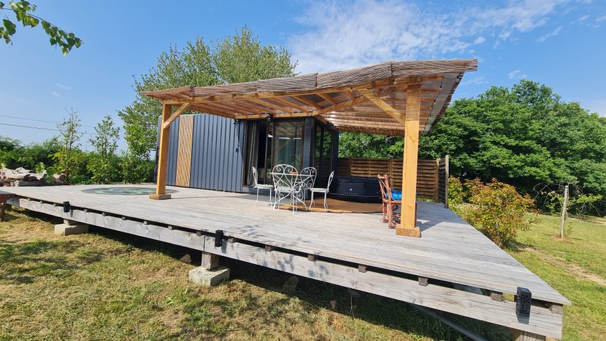 Hébergement AbracadaRoom : Containeur Gaïa & Spa - Image 3