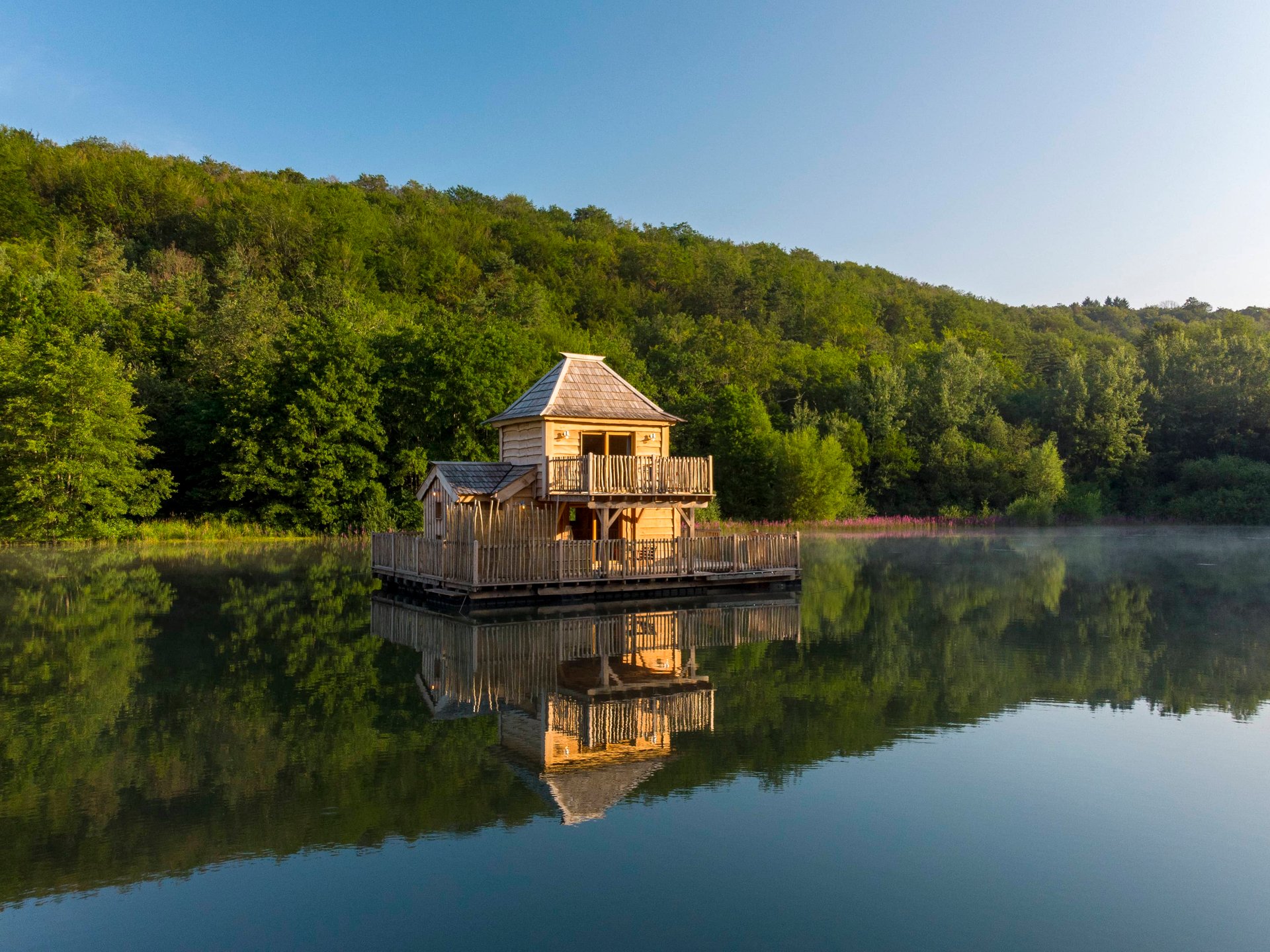 Cabane flottante Spa - Martin pêcheur