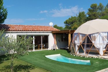 "M"ANON-Dôme Géodésique, piscine, spa et sauna. à Malves En Minervois (2)