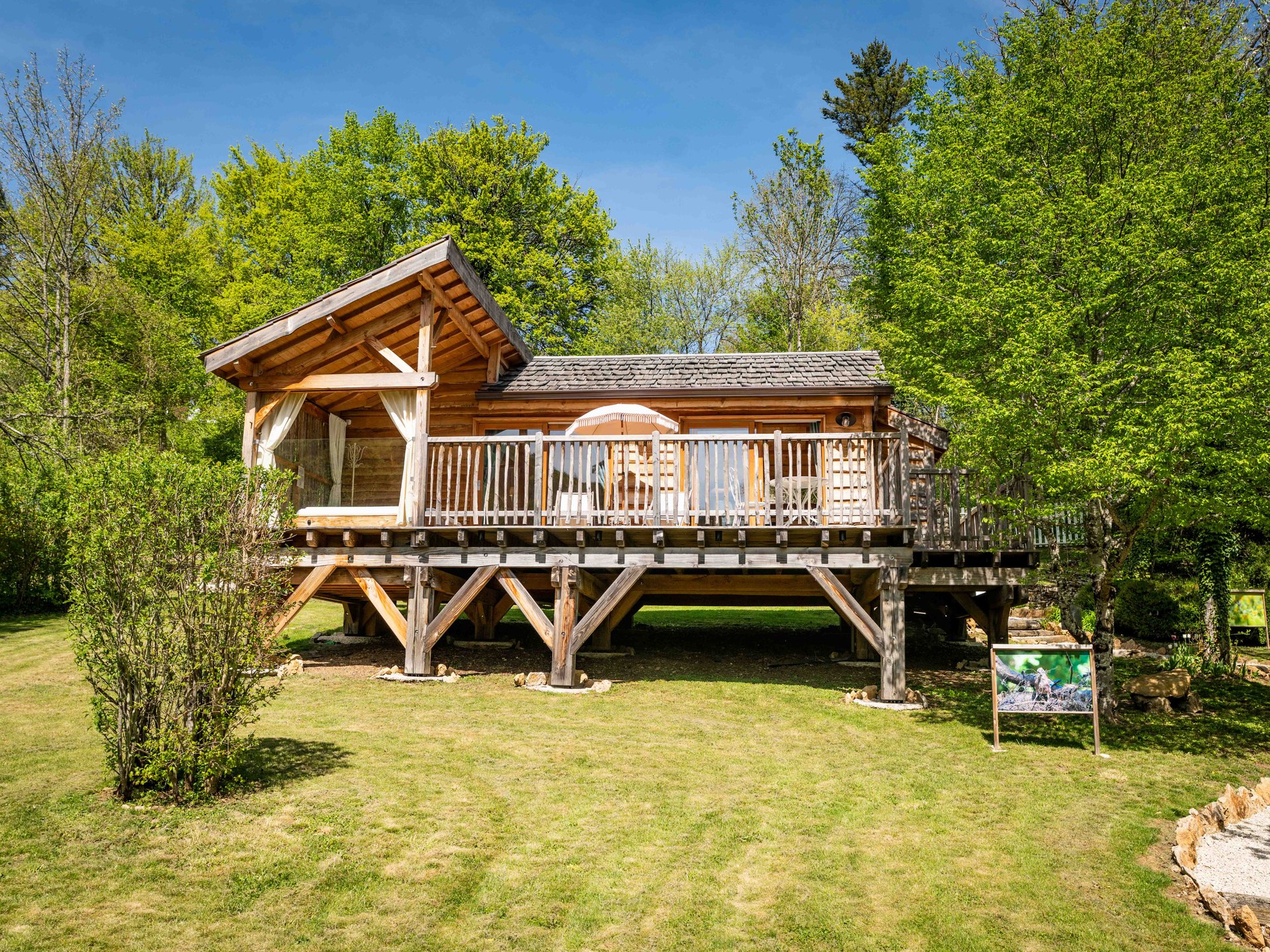 La cabane du Domaine des Ecus d'Or