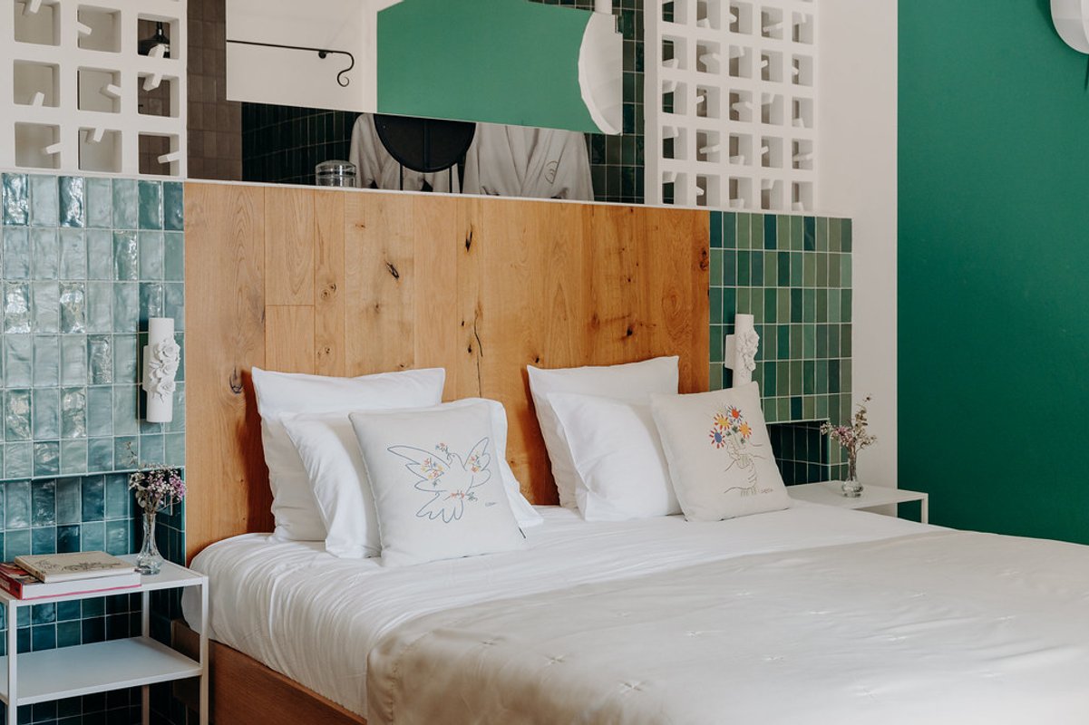 Chambre Double - Deluxe avec vue sur le jardin à Lavérune (2)