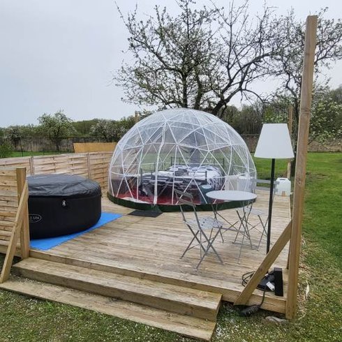 Hébergement AbracadaRoom : Jolie bulle sous les étoiles & Spa - Image 11