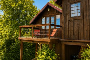 Cabane perchée du Frêne