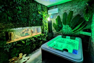Nuit insolite avec Spa, sauna et jardin privatifs immersion en AMAZONIE