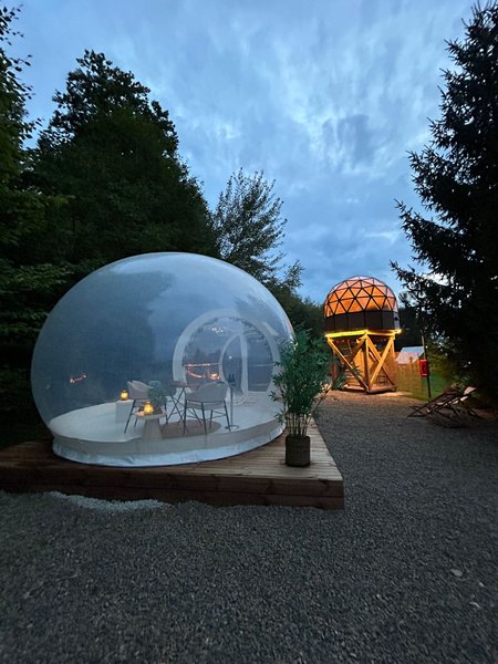 Hébergement AbracadaRoom : Dôme lunaire d'Oriana & Son bain nordique - Image 1