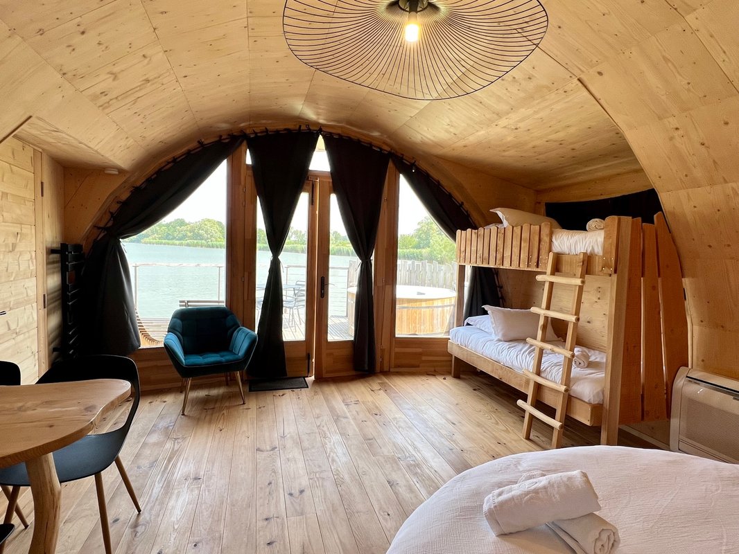 Cabane Spa les Flots 4 pers à Bâgé-Dommartin (5)