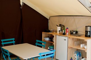 Tente et tente lodge Maine-et-Loire