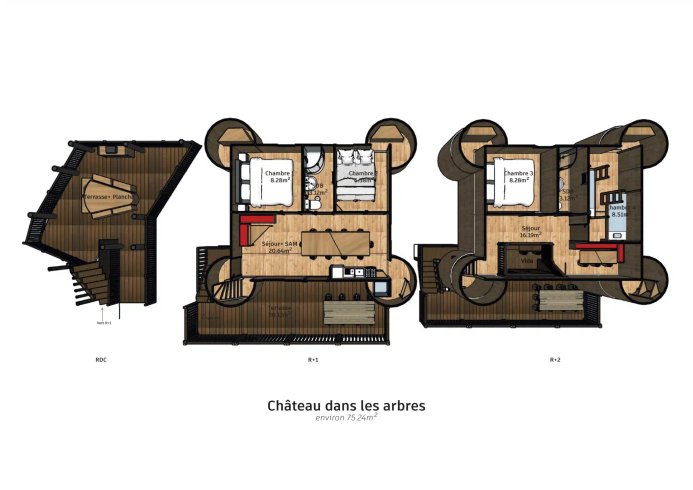 Hébergement AbracadaRoom : Château dans les branches - Image 11