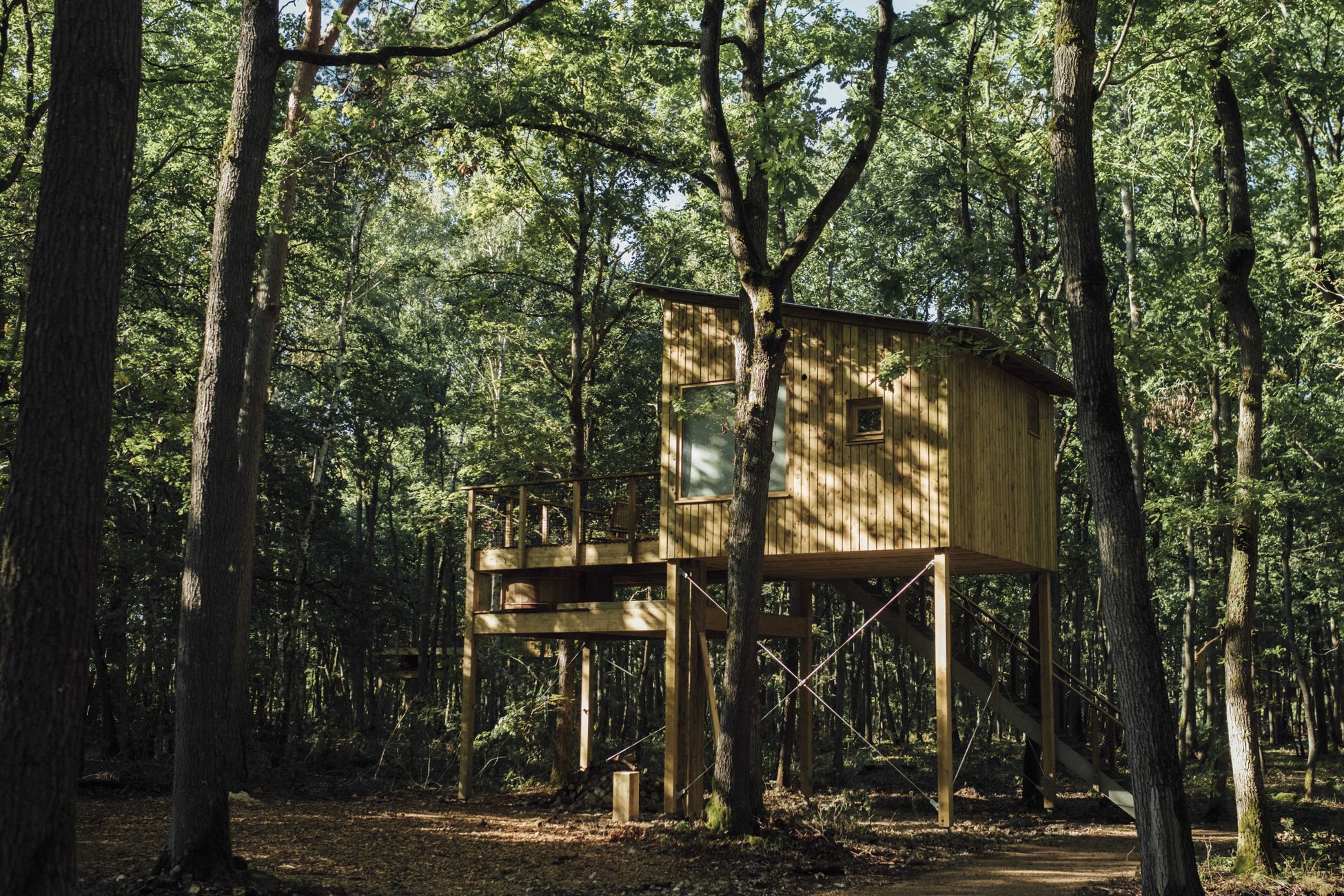 Hébergement UnicStay : Cabane duo Bain Nordique à La Couture-Boussey