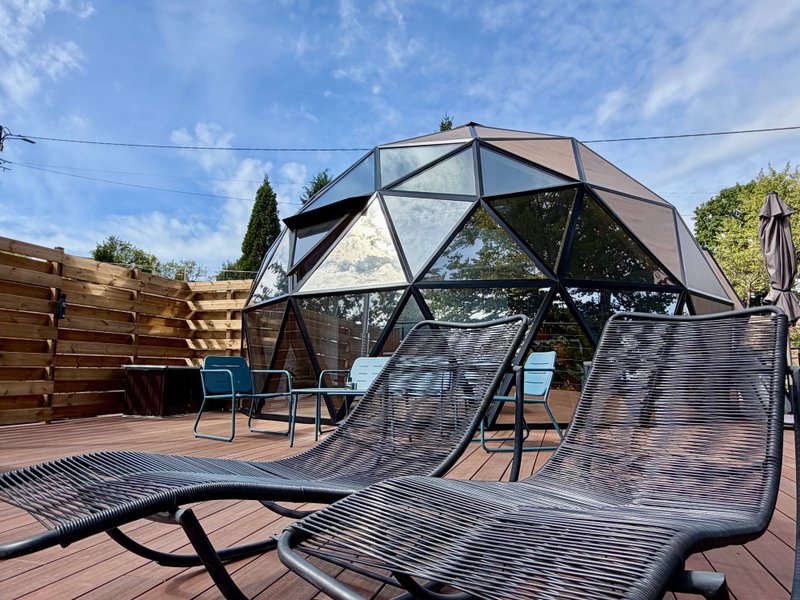 Hébergement AbracadaRoom : Dôme Orbe-Insolite-Sauna-Bain-Nordique-Climatisé - Image 4