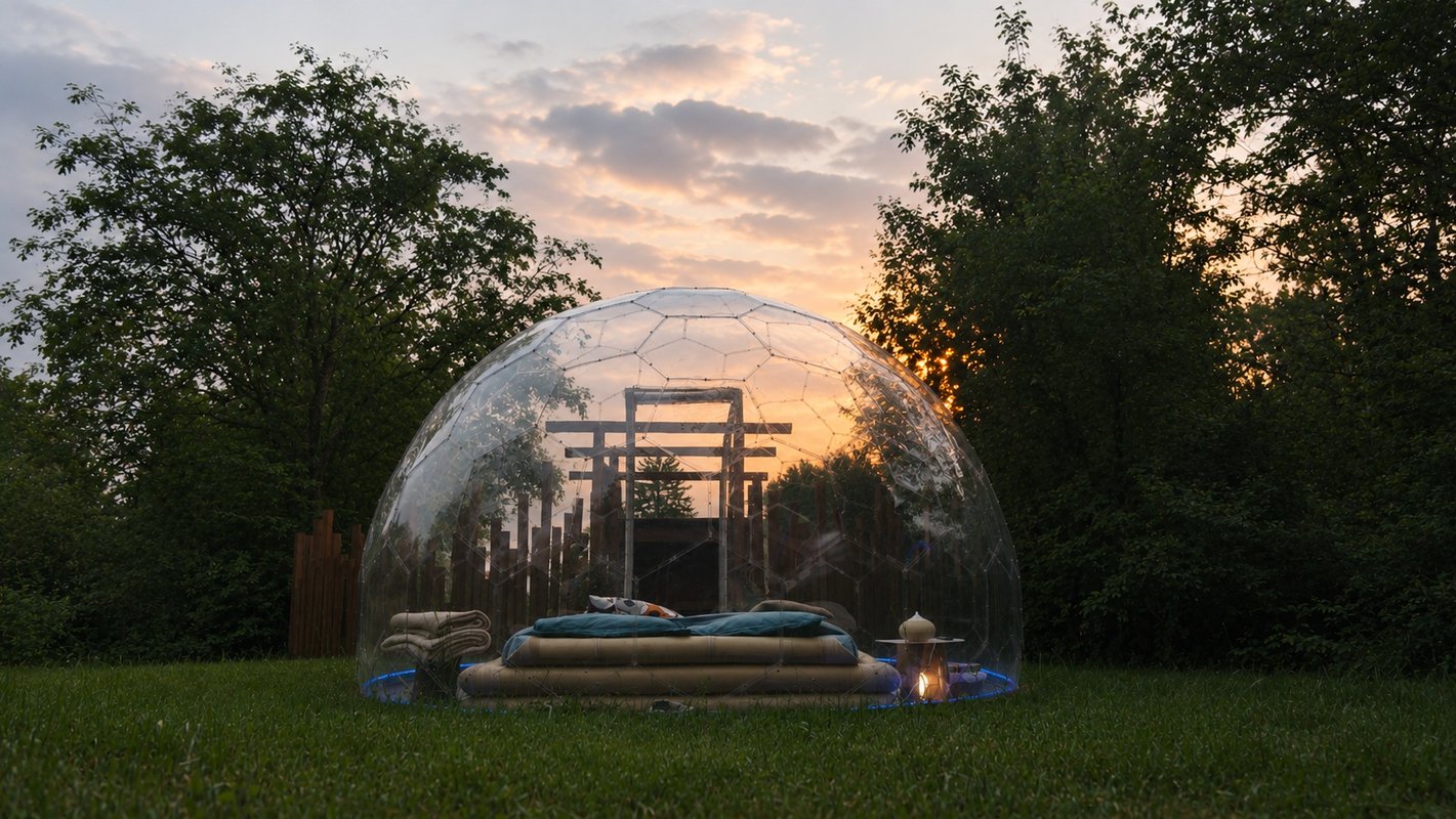Bulle transparente - Royaume des arômes à Parmilieu (4)