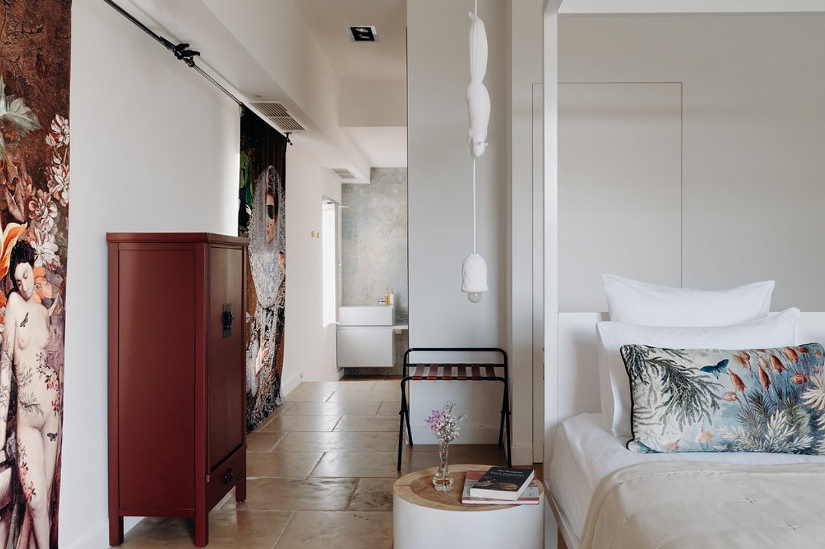 Suite Deluxe avec vue sur le jardin à Lavérune (5)