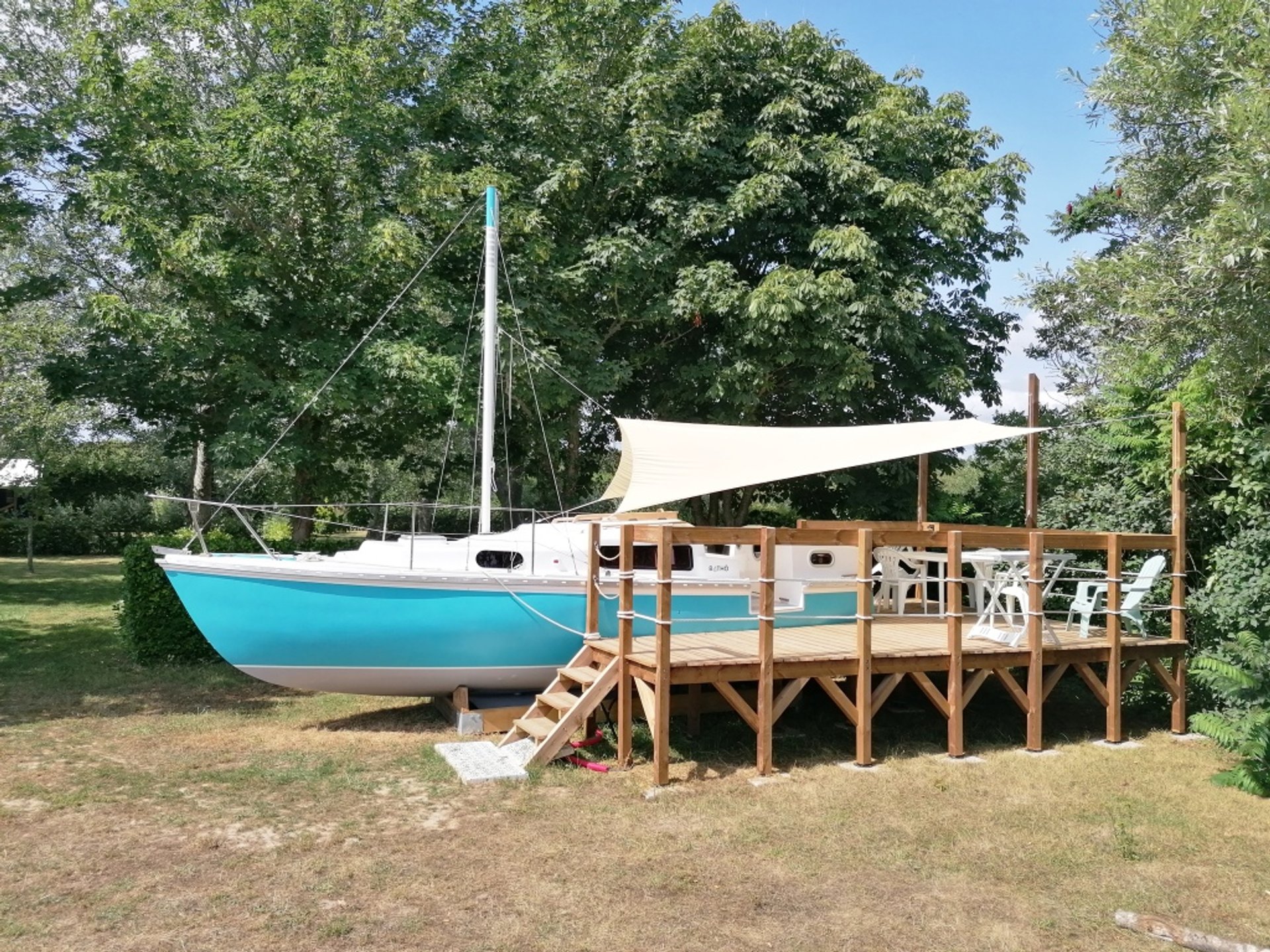 Le Bathô à terre