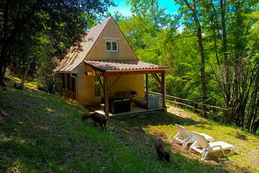 Gîte dans les bois à Saint Andre Allas (1)