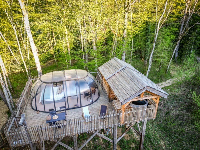 Hébergement AbracadaRoom : Grand dôme perché Spa - Geai des chênes - Image 94