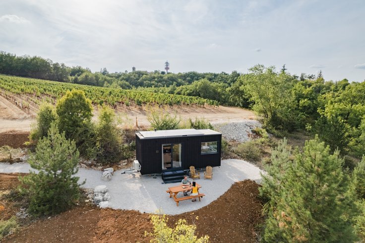 Domaine AbracadaRoom : Parcel Tiny House - dans les vignes de la Vallée du Lot - Image 1